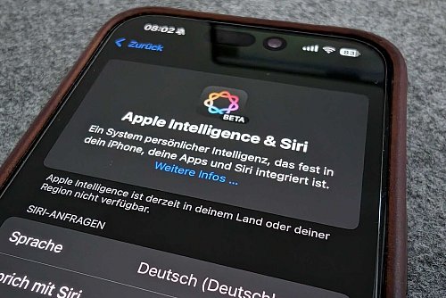 Hi, Apple Intelligence! Oh, aber noch nicht in Deutschland. Hier gibt es den vollen Funktionsumfang frühestens im Frühjahr 2025. - © Till Simon Nagel/dpa-tmn