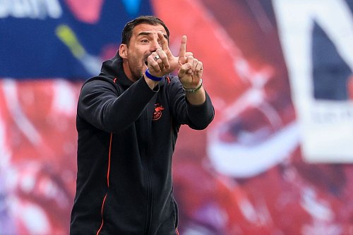 Für Löw war es das letzte Spiel als Interimstrainer. - © Jan Woitas/dpa
