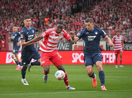 Schnell und durchsetzungsstark: Union Berlins Ilyas Ansah. - © Soeren Stache/dpa