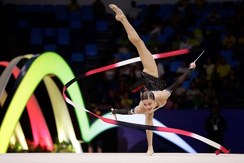 Anastasia Simakova wird bei ihrem Debüt WM-Sechste. - © Bruna Prado/AP