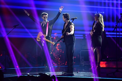 Die deutsch-britische Band The Great Leslie präsentierte Indie-Rock. - © -/RTL/dpa