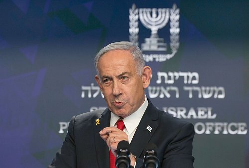 Israels Premier Netanjahu sieht in der Hamas das größte Hindernis für eine Waffenruhe. (Archivbild) - © Ronen Zvulun/Pool Reuters/dpa