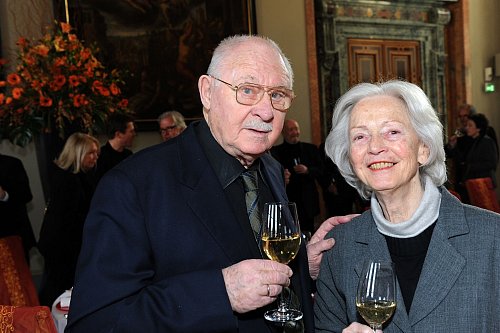 Schimpf mit seiner großen Liebe, Ehefrau Ilse Zielstorff (Archivbild). - © Volker Dornberger/dpa