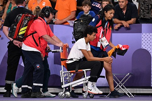 In Paris verausgabte sich Malaika Mihambo im Weitsprung-Finale. - © Kirill Kudryavtsev/AFP/dpa