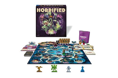«Horrified: World of Monsters» ist für 1 bis 5 Spielende ausgelegt und dauert ca. 45-60 Minuten. - © Revensburger/dpa-tmn