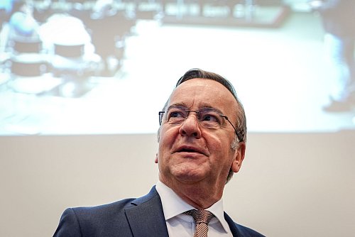 Verteidigungsminister Boris Pistorius (SPD) zeigte sich zufrieden. - © Kay Nietfeld/dpa