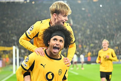 Auch Karim Adeyemi trotzte erneut dem Wirbel um seine Person - © Bernd Thissen/dpa