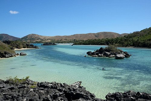 Sawa-i-Lau: Auf der Insel wurden Szenen für den Film «Die blaue Lagune» gedreht. - © Florian Sanktjohanser/dpa-tmn