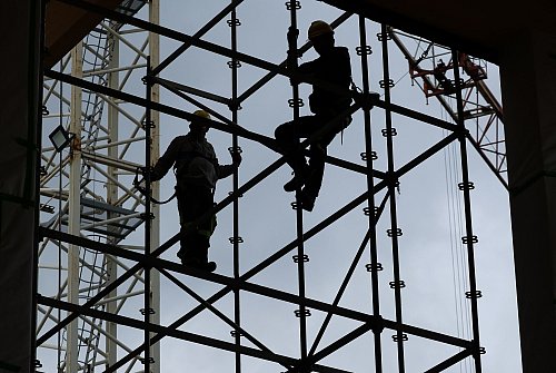 Hoffnung für den Wohnungsbau: In Deutschland werden wieder mehr Wohnungen genehmigt (Archivbild) - © Jan Woitas/dpa