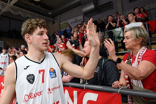 Steinbach wird als nächster Nowitzki gehandelt. - © Swen Pförtner/dpa