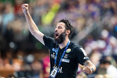 Steht mit dem SC Magdeburg im Endspiel: Trainer Bennet Wiegert. - © Marius Becker/dpa