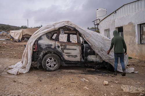 Das UN-Menschenrechtsbüro beklagt ein Muster zunehmender Gewalt gegen Palästinenser. (Archivbild) - © Ilia Yefimovich/dpa