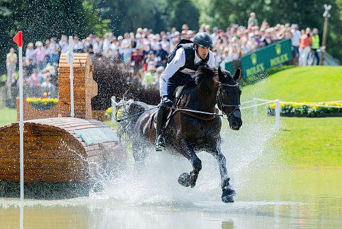 Bester deutscher Vielseitigkeitsreiter in Aachen: Jérôme Robiné - © Rolf Vennenbernd/dpa