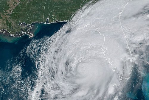Hurrikan «Milton» folgt auf Hurrikan «Helene». - © Uncredited/National Oceanic and Atmospheric Administration/AP