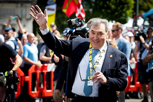 Radsport-Legende Eddy Merckx hat Pogacar gratuliert. (Archivbild) - © Kristof Van Accom/BELGA/dpa