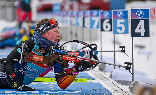 Selina Grotian freut sich auf stimmungsvolle Atmosphäre in Oberhof. - © Martin Schutt/dpa