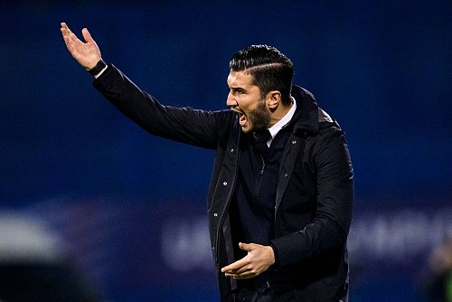 Impulsiver Trainer in der Coaching Zone: Nuri Sahin. - © Tom Weller/dpa