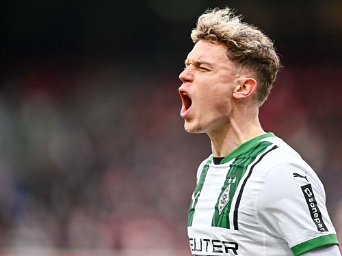 Mönchengladbach ging schnell in Führung. - © Harry Langer/dpa