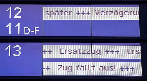 Verspätungen und Zugausfälle dürfte es auch in den kommenden Jahren geben. (Symbolbild) - © Daniel Bockwoldt/dpa
