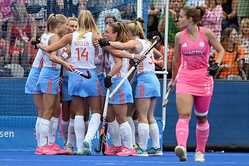 Schneller Führungstreffer für die Niederländer. - © Federico Gambarini/dpa