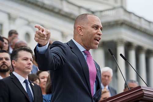 Jeffries\\\' Wahlkreis ist im New Yorker Stadtteil Brooklyn. - © J. Scott Applewhite/AP/dpa