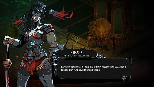 In voller Montur: Nemesis ist ein weiterer Charakter im Spiel «Hades 2» - in welcher Beziehung steht sie zu Melinoë? - © Supergiant Games/dpa-tmn