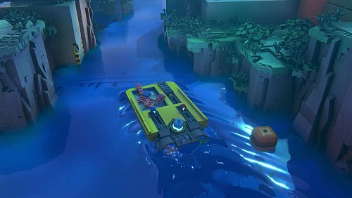 Zwei Steine, ein Abenteuer: «Lego Voyagers» lässt sich nur kooperativ zu zweit erleben. - © Light Brick Studio/Annapurna Interactive/dpa-tmn