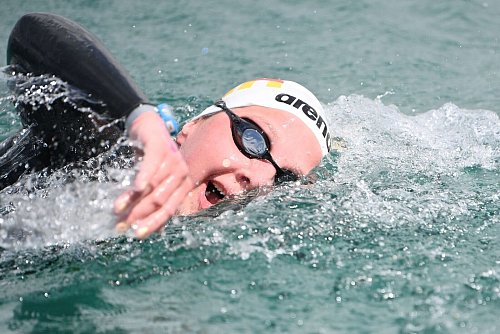 Lea Boy wollte eigentlich heute Morgen um eine WM-Medaille schwimmen. - © Alfredo Falcone/Zuma Press/dpa