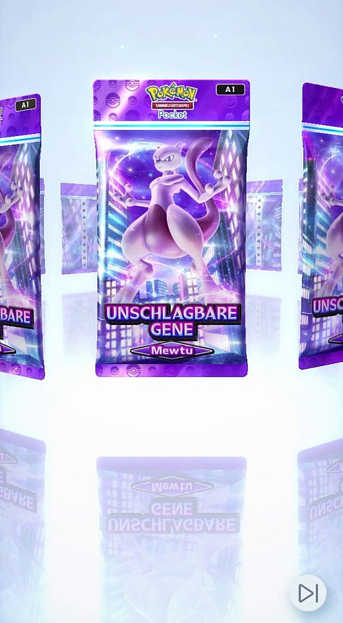 Spielende können pro Tag zwei kostenlose Packs öffnen, in denen sich mehr oder weniger seltene Pokémon-Karten befinden. - © Creatures Inc./DeNa Co., Ltd./dpa-tmn