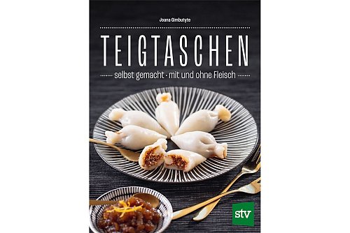 «Teigtaschen, selbst gemacht», Joana Gimbutyte, Leopold Stocker Verlag, 144 Seiten, 25 Euro, ISBN 978-3-7020-2243-3. - © Anna Höller/Lichtecht Fotografie/Stocker Verlag/dpa-tmn