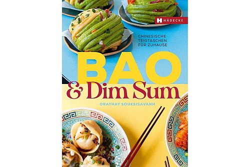 «Bao & Dim Sum, Chinesische Teigtaschen für Zuhause», Orathay Souksisavanh, Hädecke Verlag, 160 Seiten, 26 Euro, ISBN 978-3-7750-0818-1. - © Hädecke Verlag/dpa-tmn