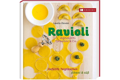 «Ravioli, Agnolotti, Tortellini & Co., Gefüllte Teigtaschen pikant & süß», Laura Zavan, Hädecke Verlag, 72 Seiten, 14 Euro, ISBN 978-3-7750-0659-0. - © Hädecke Verlag/dpa-tmn