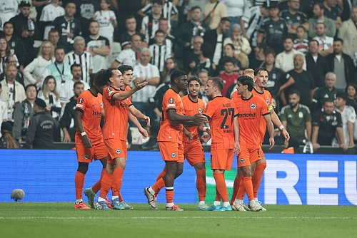 Eintracht Frankfurt hat das Europa-League-Spiel bei Besiktas Istanbul gewonnen. - © Str/dpa