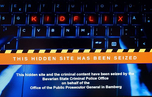 Die PädophIlen-Plattform «Kidflix» wurde abgeschaltet - © Sven Hoppe/dpa