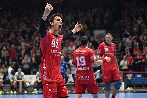 Ian Barrufet und die MT Melsungen hatten den THW Kiel zu Gast und gewannen. - © Swen Pförtner/dpa