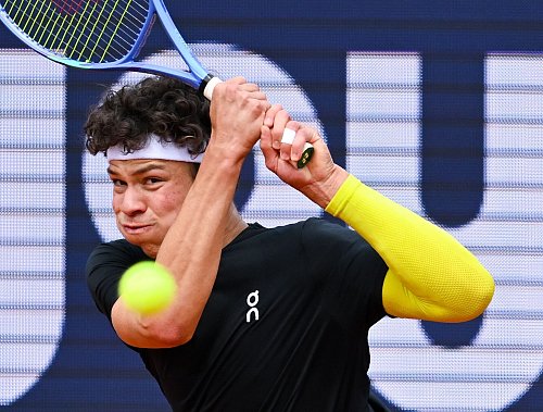Ben Shelton verlor das Finale von München gegen Alexander Zverev. - © Sven Hoppe/dpa
