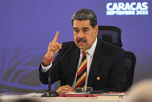 Maduro zeigte sich erzürnt über die Ankündigung. (Archivbild) - © Marcos Salgado/XinHua/dpa