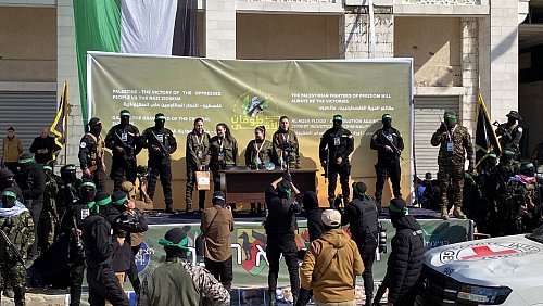 Israel wirft der Hamas einen Verstoß gegen den Geisel-Deal vor. - © Hadi Daoud Apaimages/APA Images via ZUMA Press Wire/dpa