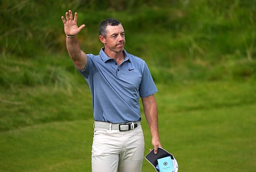 Für Superstar Rory McIlroy reichte es in seiner nordirischen Heimat nur zu einem geteilten siebten Platz. - © Brian Lawless/PA Wire/dpa