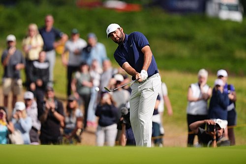Scottie Scheffler zeigte in Portrush eine Meisterleistung. - © Mike Egerton/PA Wire/dpa
