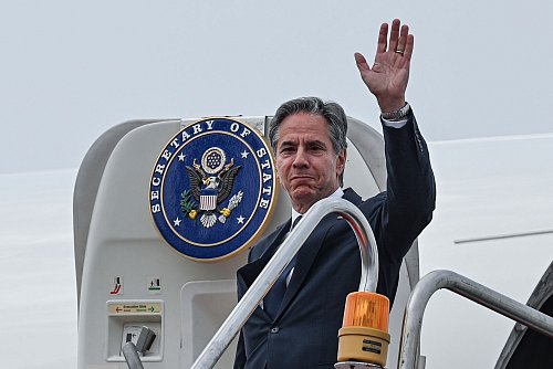 Neben US-Außenminister Antony Blinken kamen weitere Spitzenpolitiker aus aller Welt nach Laos. - © Tang Chhin Sothy/POOL AFP/AP/dpa