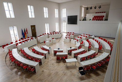 Wird neu gewählt: der Brandenburger Landtag (Archivbild). - © Soeren Stache/dpa