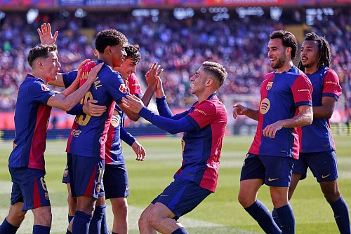 Es läuft beim FC Barcelona. - © Joan Monfort/AP/dpa