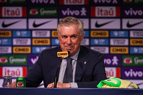 «Es ist eine Ehre und ein großer Stolz, die Nationalmannschaft zu betreuen, die die beste der Welt ist», sagte Ancelotti. - © Joao Gabriel Alves/dpa