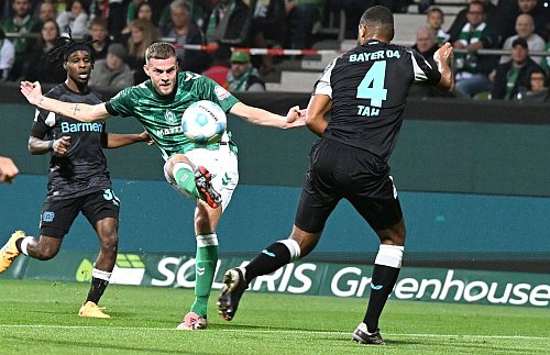 Das erste Heimtor der Saison durch Marvin Ducksch reichte für Werder nicht. - © Carmen Jaspersen/dpa