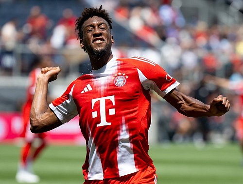 Kingsley Coman traf doppelt. Sein 1:0 geht als Premierentreffer in die Geschichte der reformierten Club-WM ein. - © Sven Hoppe/dpa