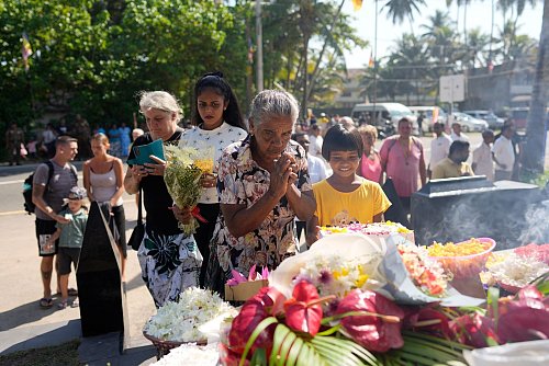 In Sri Lanka starben mehr als 35.000 Menschen. - © Eranga Jayawardena/AP/dpa