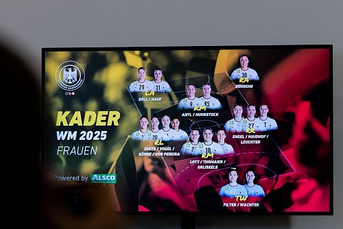 17 Spielerinnen sind von Handball-Bundestrainer Markus Gaugisch für die Heim-WM nominiert worden. - © Rolf Vennenbernd/dpa