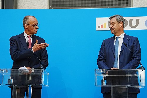 Friedrich Merz wird Kanzlerkandidat der Union. - © Kay Nietfeld/dpa
