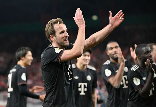 Kane sah einen Entwicklungsschritt für den FCB. - © Soeren Stache/dpa